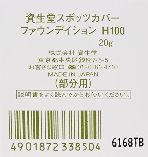 SHISEIDO Spot Cover Cream Foundation (Base Color) H100 20g
