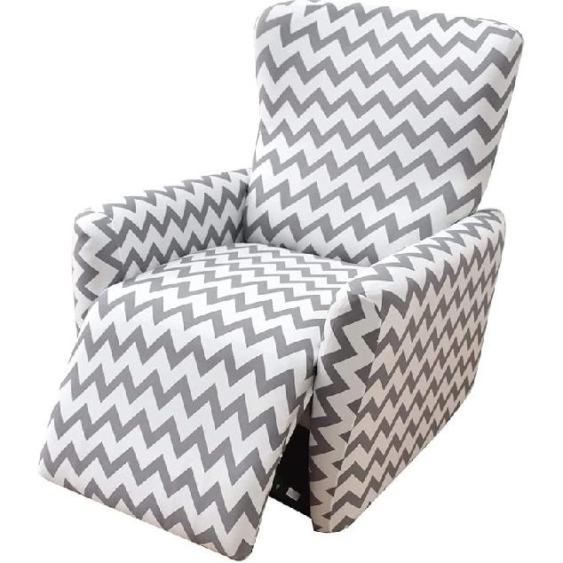 Эластичный чехол для кресла-реклайнера, Принтованные чехлы для кресла, Чехол для дивана-реклайнера, Нескользящий облегающий защитный чехол для мебели, для гостиной, спальни, дома, M