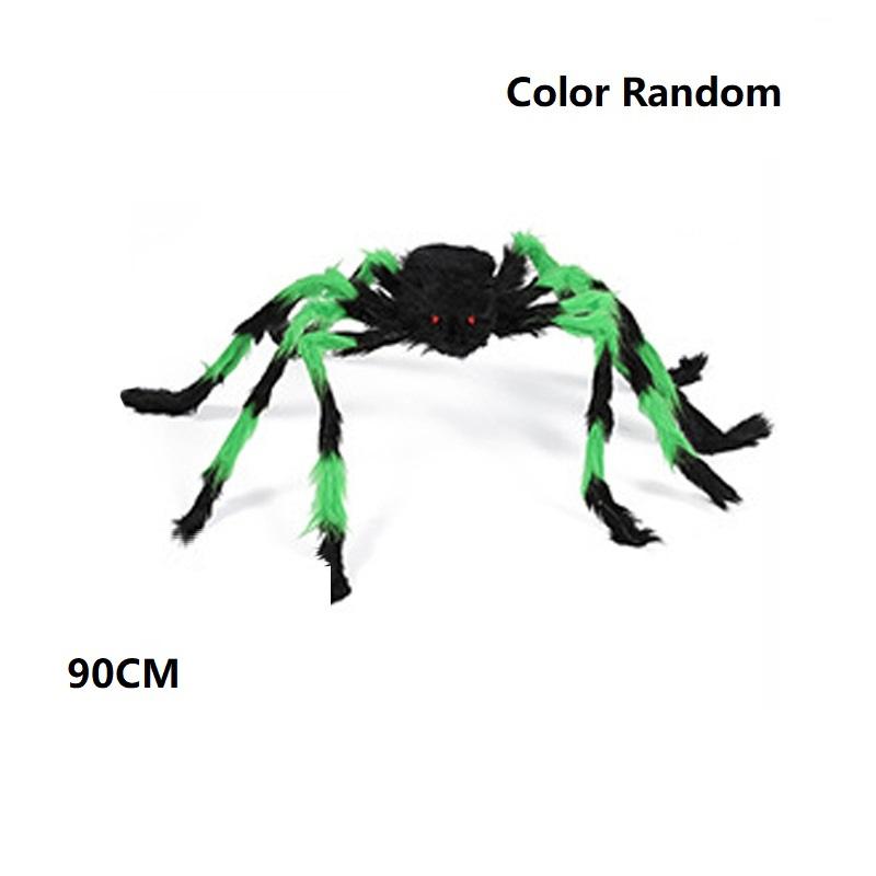 Гигантская имитация плюшевого паука, украшение, очень большой паук, реквизит для украшения, вечеринка, розыгрыш в помещении, плюшевый паук, украшение на Хэллоуин