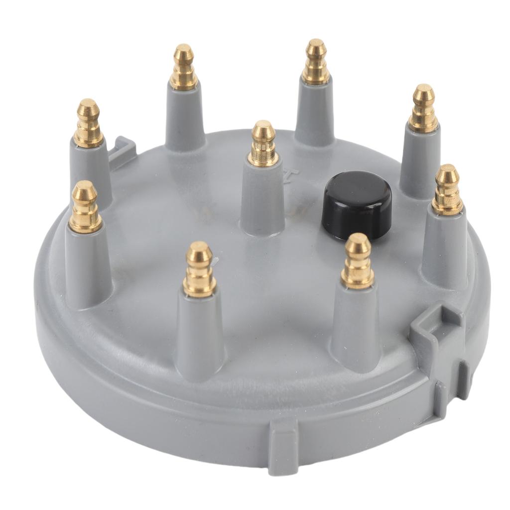 Ignition Distributor Cap Rotor Kit DC12V 8233 Brass Terminals Replacement for Bronco E 150 E 250 V8 5.0L 5.8L Grey