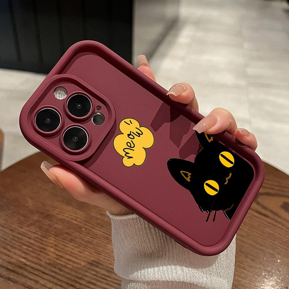 LZ9 мультяшный кот милый художественный дизайн силиконовый чехол для телефона Xiaomi 11 Lite 5G 14T Redmi 14C 13C A3 Note 12 11 9 10 13 Pro Plus противоударный задний чехол