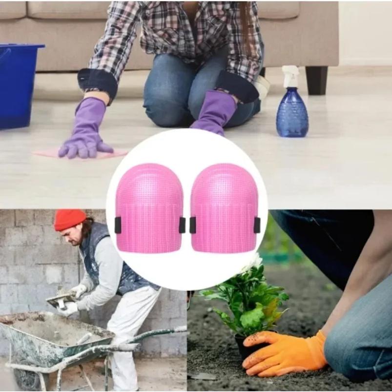 2 шт. Защитные наколенники из пены EVA, мягкая рабочая накладка, безопасность на рабочем месте, самозащита, спортивные наколенники для садоводства, уборки