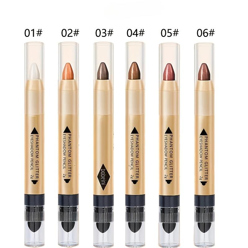 Мерцающие тени для век в стике, водостойкие, стойкие тени для век, блестки и сияющий финиш, смешанная цветовая система, 5-8 оттенков, карандаш для макияжа глаз