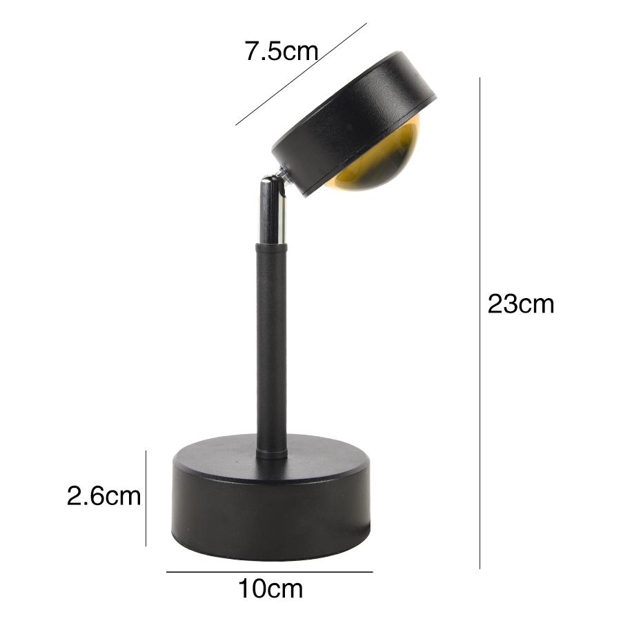 Светодиодный атмосферный ночник-проектор, лампа для заката, переменный ток 220 В, вилка ЕС для спальни, гостиной, подарок, фоновое декоративное освещение