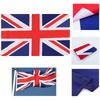 Премиальный декоративный баннер с британским флагом для праздников 90см Х 150см