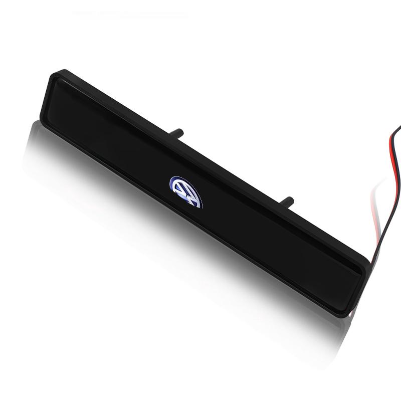 Для Volkswagen Golf-6 7 4 5 POLO Passat B5 B6 B7 T4 T5 Tiguan Jetta Декоративные светодиодные огни Декоративная эмблема на решетку переднего капота