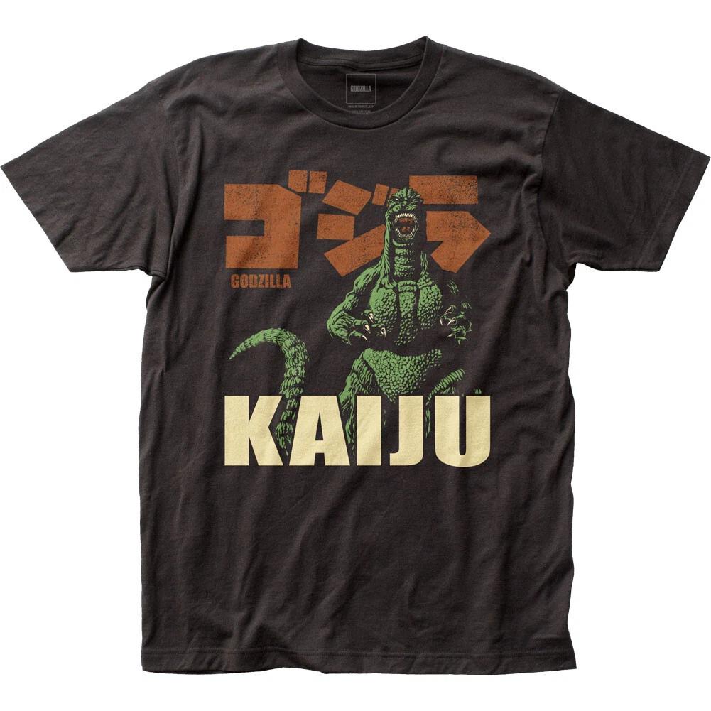 Godzilla KAIJU Mens T Shirt Cult Classic Monster Movie Tee New Black