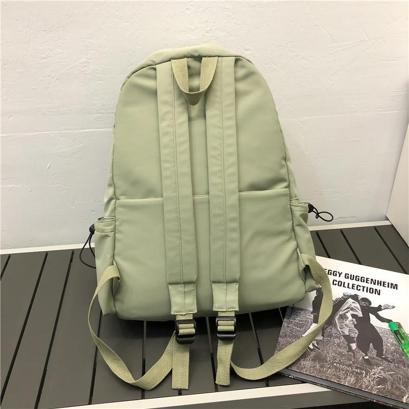 Студенческая однотонная простая сумка через плечо, большая вместимость, дорожная сумка