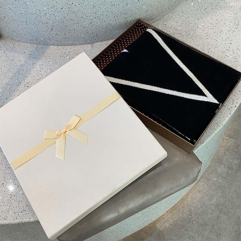 Осень и зима новый стиль двусторонний вязаный шарф модный теплый шарф шарф, мягкий и приятный к коже шарф