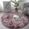 Luxury Round Soft Faux Sheepskin Fur Area Rugs Washable Wool Bedside Carpet