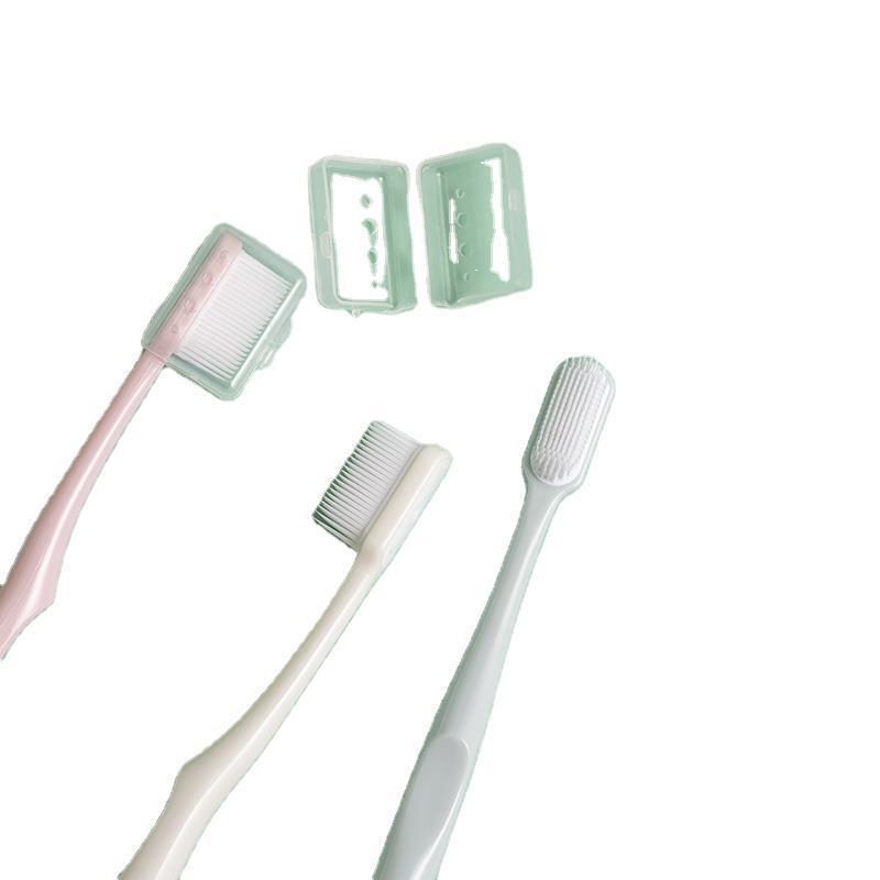 Набор зубных щеток макарон с мягкой щетиной в японском стиле - 3 штуки для взрослых