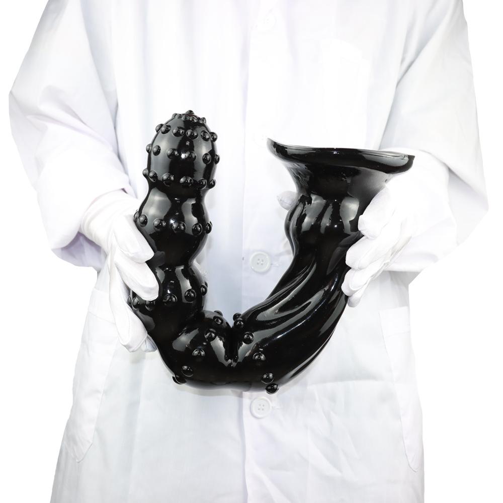 Силиконовая очень длинная анальная пробка с присоской, дилдо, секс-игрушка, мастурбатор для мужчин и женщин, страпон, реалистичный пенис, БДСМ