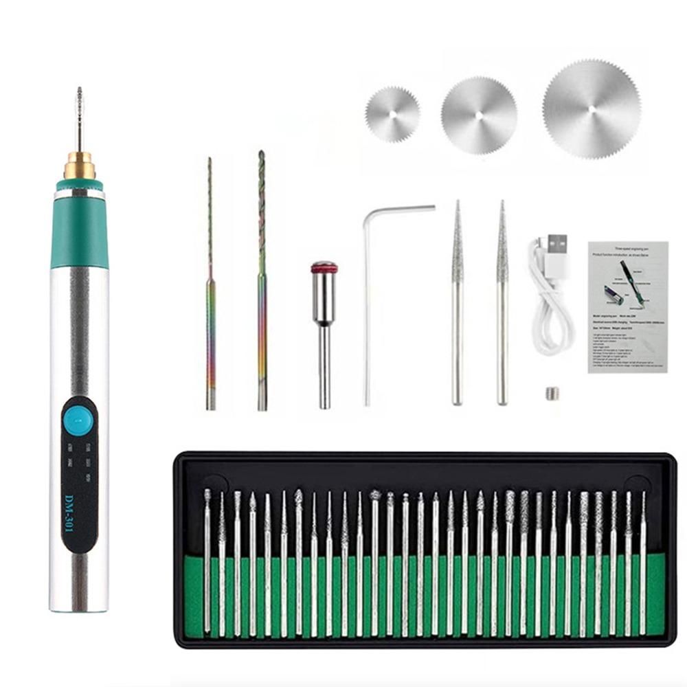 Перезаряжаемая гравировальная ручка DIY инструмент для резьбы Маленькая полировальная машина для металла стекла