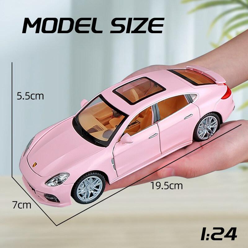 Масштаб 1/24 Panamera, модель автомобиля из сплава, световой и звуковой эффект, литой автомобиль, игрушки для мальчиков, детские игрушки, подарок на день рождения, детские игрушки, автомобиль, коллекция игрушек для мальчиков