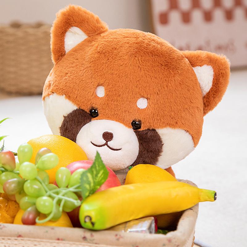 New 35cm Kawaii Plush Raccoon Plush Toys Lovely Raccoon Pillow Stuffed Soft Animal Cushion Nice Birthday Christmas Gift for Girl