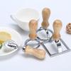 Silver Zinc Alloy Dumpling Maker Pasta Tools For Baking 3pcs