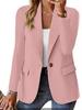 Женский кардиган-пиджак с длинным рукавом однотонный - тренд 2025