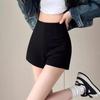 2025 Women's High Waist Slimming Black Shorts - Summer Casual Petite Hot Pants