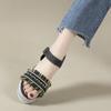 Women Shoes 2024 New Summer Sandals Large Size Thick Sole Sandals Buckle Hemp Rope Flat Bottom Women Shoes Platform