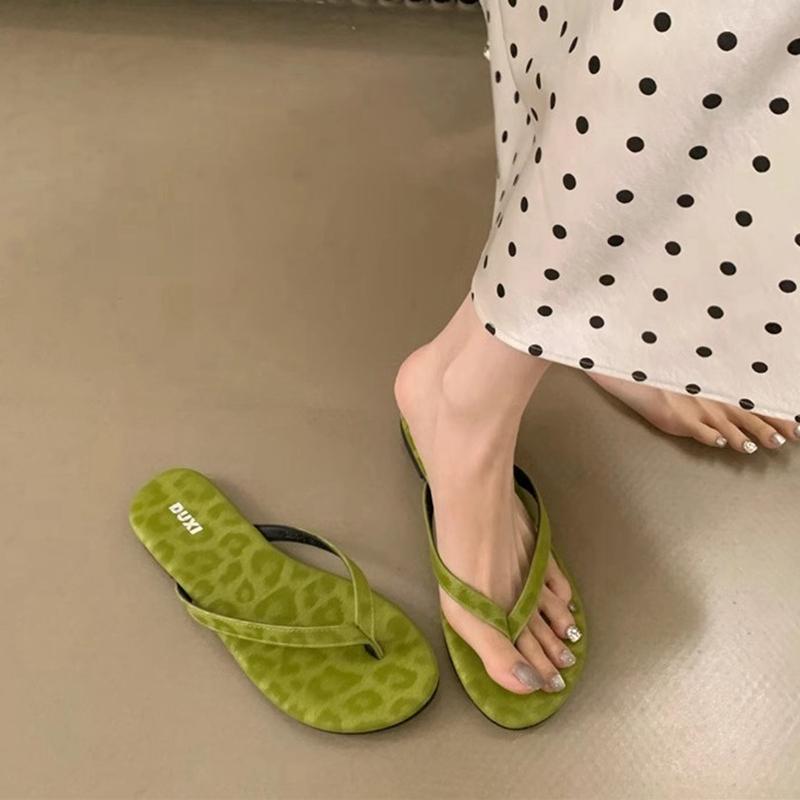 Fashion SUOJIALUN 2025 Summer New Brand Women Slipper Fashion Narrow Band Slip On Flip Flops Soft Flat Heel Outdoor Casual Dress Slides