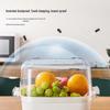 Double-Layer Vegetable Washing Basin with Drain Basket