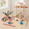 Wooden Pick-Up Sticks Montessori Puzzle - Early Education & Parent-Child Table Game for Children