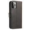 Premium Magnet Flip Wallet Case for iPhone 15 Pro Max - Black
