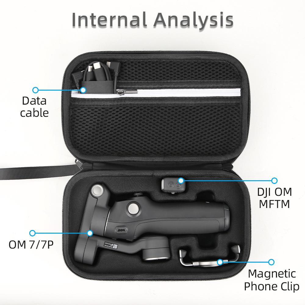 For DJI Osmo Mobile 7 Pro Mobile 7 Stabilizer Portable Storage Bag Shockproof EVA Carrying Case