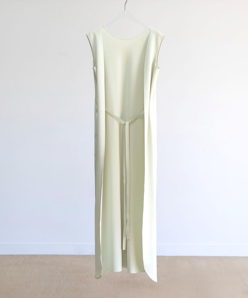 Pacheupacheu Op Wrap Shawl Long Dress_Beige