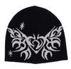 Шапочка TRIBAL BUTTERFLY JACQUARD BEANIE ЧЕРНАЯ [X-Girl] Женская