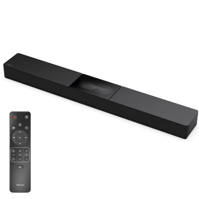 Акустическая система Hisense HS2000N 2.1 с саундбаром и встроенным сабвуфером, совместимая с Bluetooth/HDMI/ARC, модель 2024 года, черный