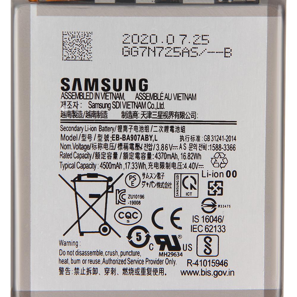 Original Replacement Battery For Samsung Galaxy S10 Lite SM-G770F/DS SM-G770F/DSM EB-BA907ABY Batteries 4500mAh