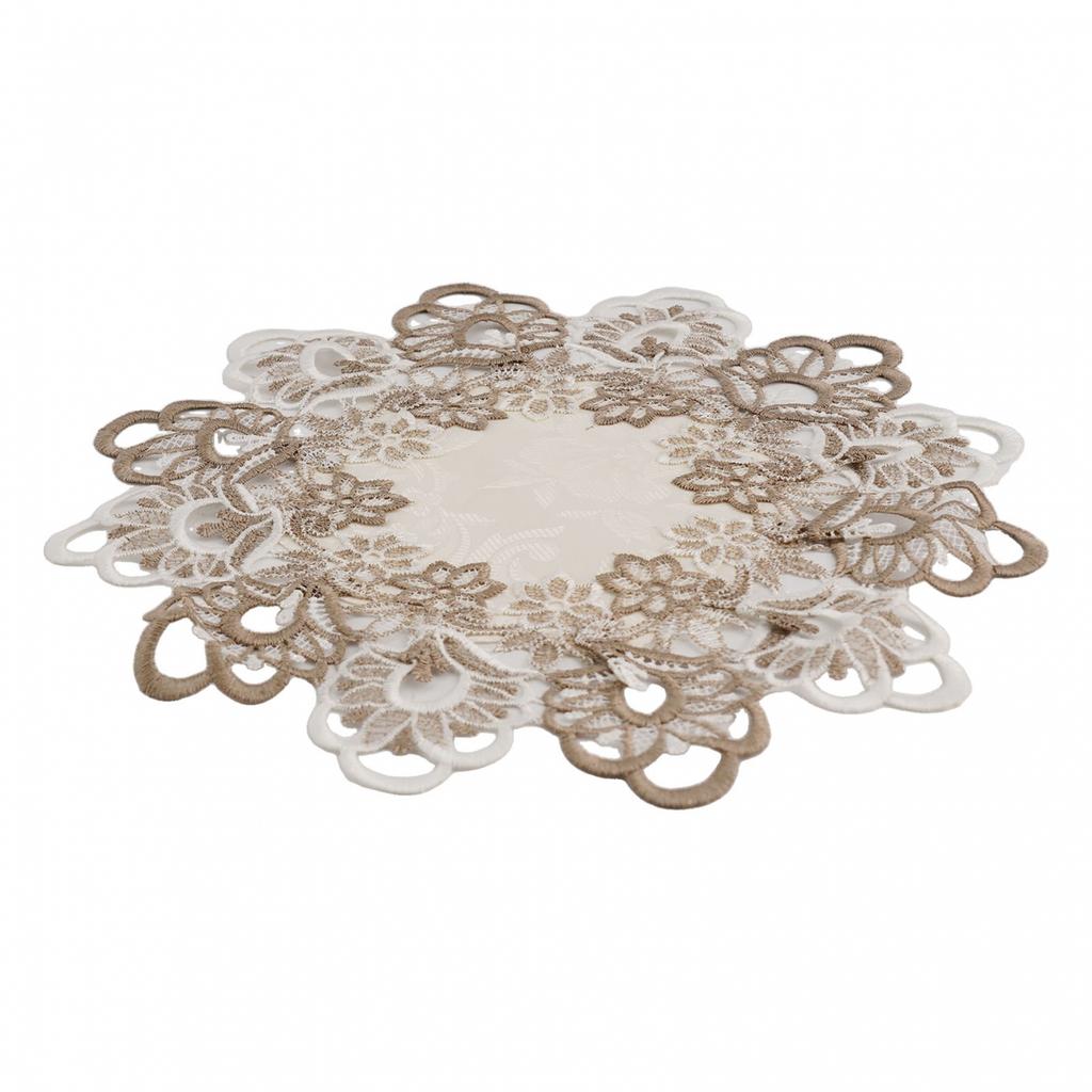 Чехол на обеденный стол Скатерть Пылезащитный Дом Фестиваль Кружево Круглый