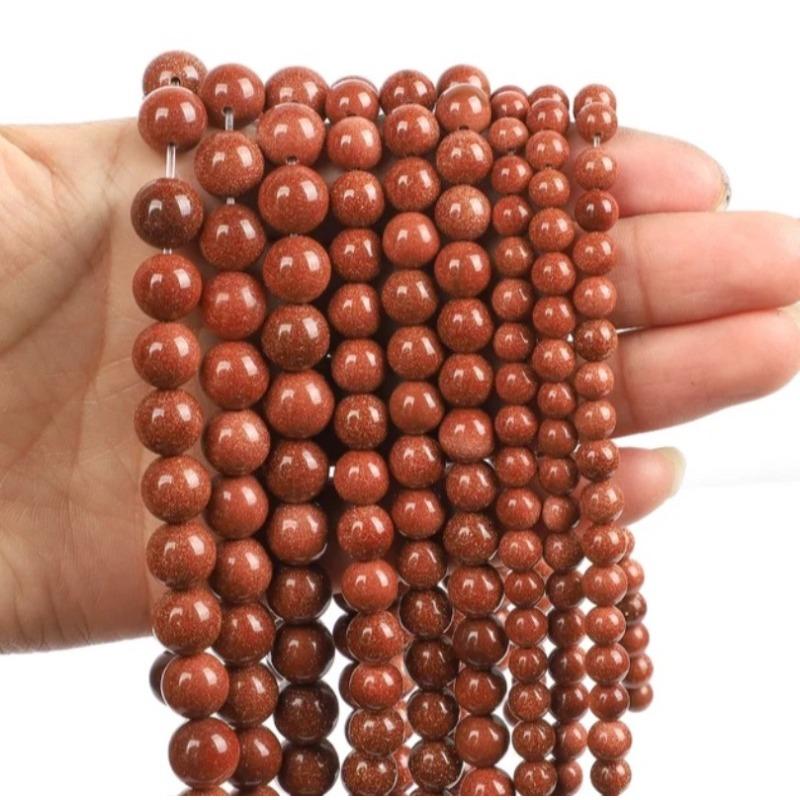 30pcs Natural Stone Beads Tiger Eye Agate Turquoise Rose Quartz Lapis Jade Opal Round Loose Beads for Jewelry Making DIY Bracelet 6mm