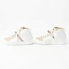 Excellent HERMES High cut sneakers Daydream kelly buckle White beige leather  Used