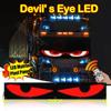 Devil's Eye LED Truck Sign Remote Control Scrolling Animation LED Matrix Pixel PanelLED Display Light for Car Truck Windshield