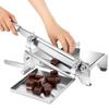 Hanchen Manual 234mm Stainless Home Commercial Tabletop Type Slicer, 0-40mm Slice, Blade, Vegetables/Mochi/Kakimochi/Sweets/Bacon/Ham/Ripe Meat/Frozen