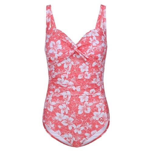 Regatta Womens/Ladies Sakari Hibiscus Tummy Control One Piece Swimsuit