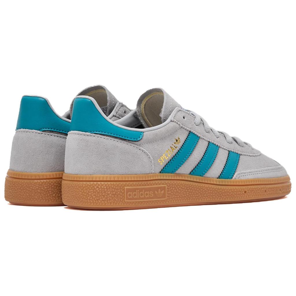 Adidas Гандбол Специаль Серый Чисто-бирюзовый Мужские Кроссовки Серо-два Золотой-металлик JR3844