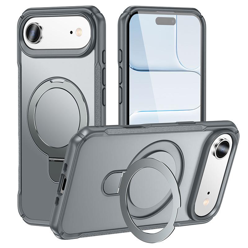 New for IPhone17 Air Phone Case 16 Two-in-One Skin Feel for Apple 15 Stand Magnetic Phone Protective Case