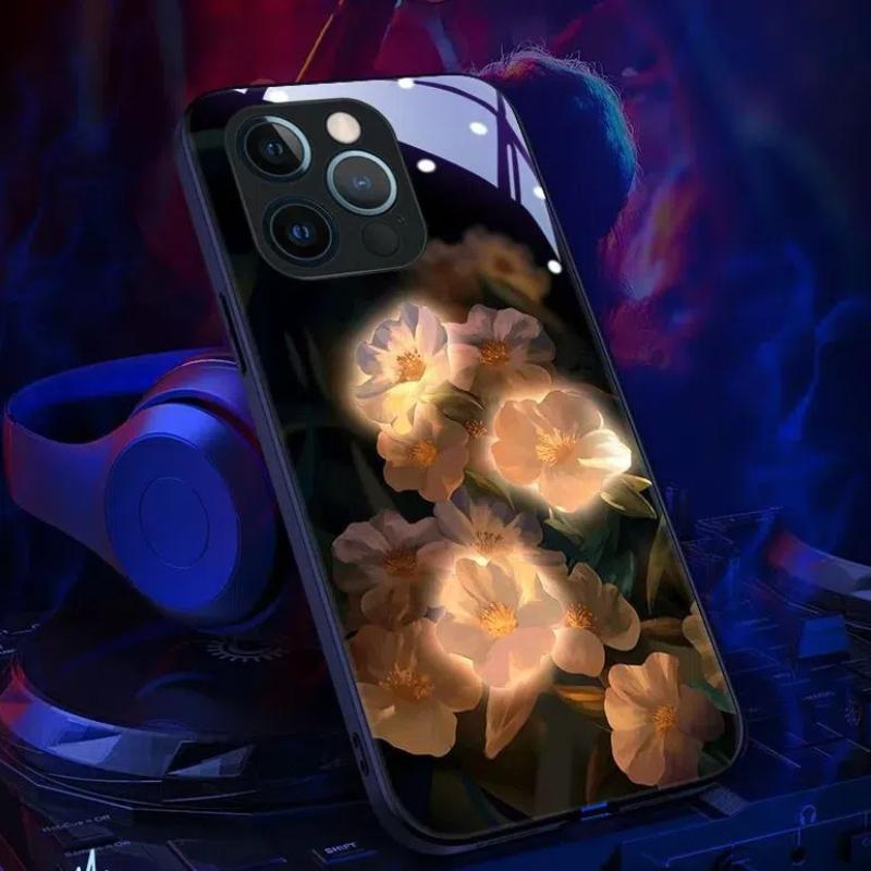 Светящийся чехол для телефона Firefly, интеллектуальный защитный чехол со входящим вызовом для iPhone Smart Cover