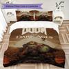 DOOM The Dark Ages Pattern Bedding,Quilt Set Quilt Cover Pillowcase Home Birthday Gift(1 * duvet cover + 2 * pillowcase, without core)_lx