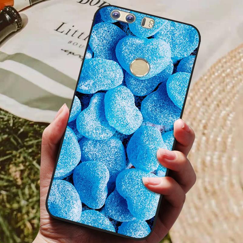 For Huawei Honor 8 5.2-inch Case Silicon Back Cover Phone Case for Huawei Honor 8 Cases Soft bumper coque Honor8 FRD-L19 Coques