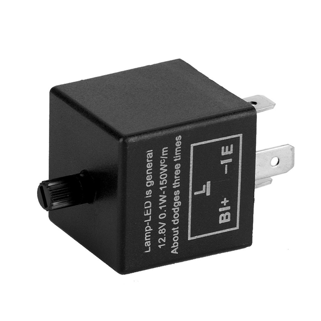 LED Light Flasher Blinker Relay for Turn Signal Indicator 12V Applicable Car