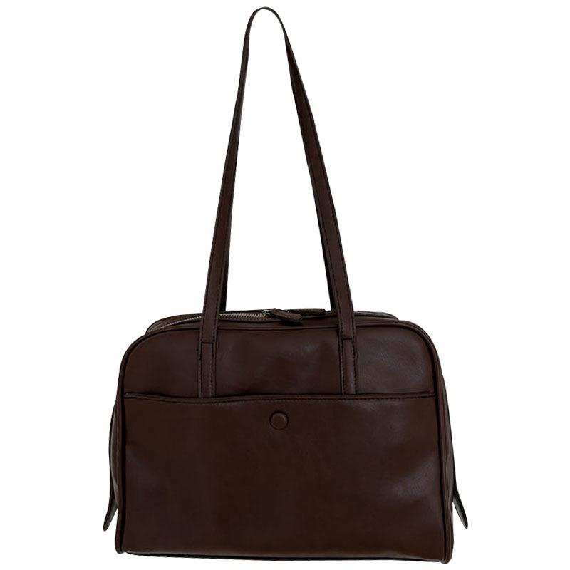 Корейская новая сумка-подушка Женская ретро сумка через плечо для работы, поездок, ручная сумка-тоут большой вместимости