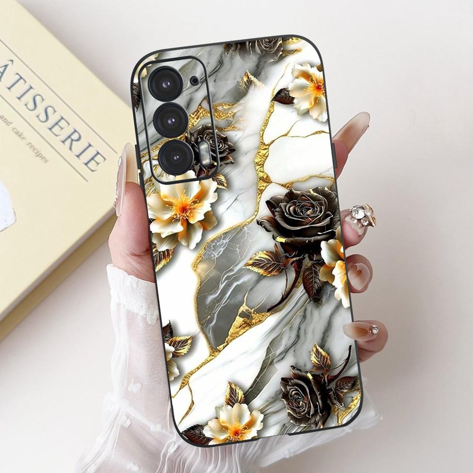 Для телефона Edge 20 20Pro 20Lite Чехол Для Motorola Edge 20 Pro Чехол Силиконовый Роскошный Модный Любовь Милый Кот Девушка Забавный Крутой Расписной