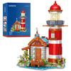 MISINI Ideas M9505 Lighthouse Building Set for Adults Creative Architecture Building Blocks Kit STEM Street View Kit Unique Collection and Display