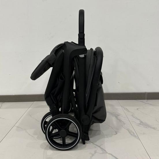 Yousheng Складная детская коляска Портативное сиденье с высоким обзором с корзиной для хранения, подстаканником, крючком, солнцезащитным козырьком, колесами с амортизацией, прогулочная коляска для младенца