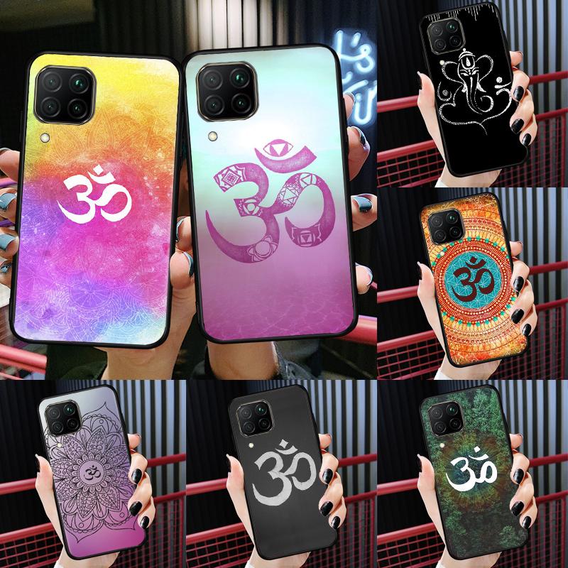 Символ Аум Ом Для Huawei P30 P60 Pro P20 P40 Lite Nova 9 10 SE 12s 12i 11i 8i Y91 Y60 Y70 Y72 Y90 Y61 Чехол