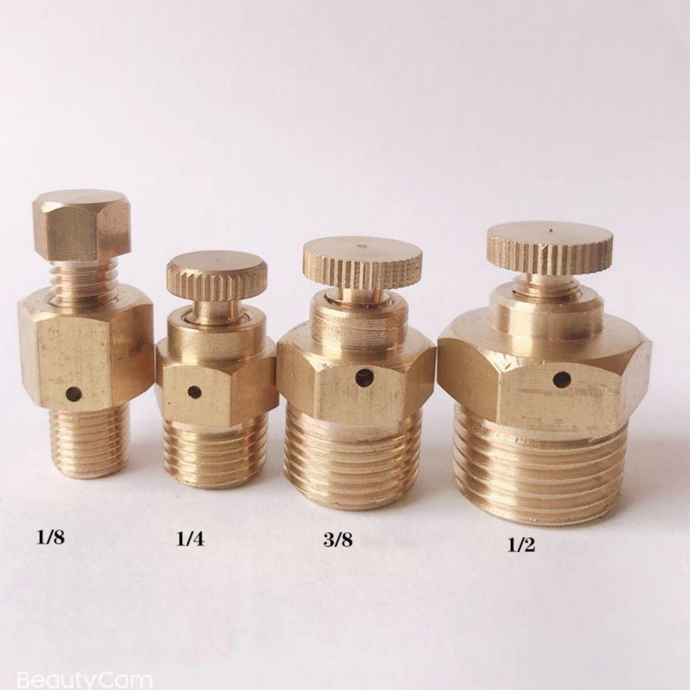 1Pcs 1/8" 1/4" 3/8" 1/2" BSP Manual Exhaust Valve PN 1.6 Mpa Vent Valve New Air Release Valve